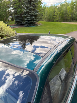 1999 BMW Z3 Coupe in Boston Green Metallic over E36 Sand Beige