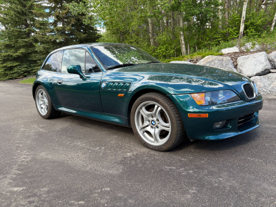 1999 BMW Z3 Coupe in Boston Green Metallic over E36 Sand Beige