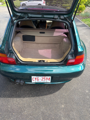 1999 BMW Z3 Coupe in Boston Green Metallic over E36 Sand Beige