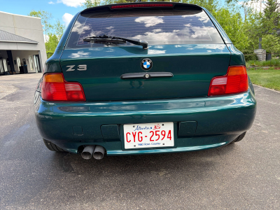1999 BMW Z3 Coupe in Boston Green Metallic over E36 Sand Beige