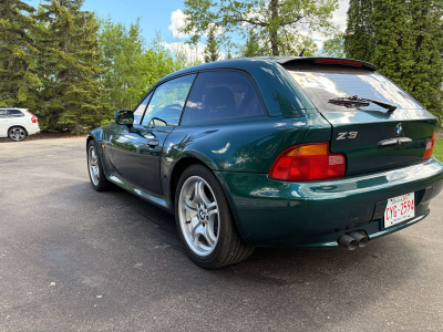 1999 BMW Z3 Coupe in Boston Green Metallic over E36 Sand Beige