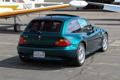 1999 BMW Z3 Coupe in Boston Green Metallic over E36 Sand Beige