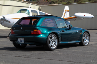 1999 BMW Z3 Coupe in Boston Green Metallic over E36 Sand Beige