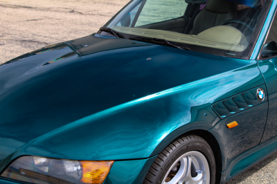 1999 BMW Z3 Coupe in Boston Green Metallic over E36 Sand Beige
