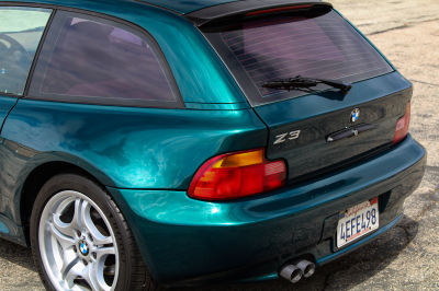 1999 BMW Z3 Coupe in Boston Green Metallic over E36 Sand Beige