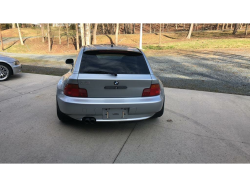 1999 BMW Z3 Coupe in Arctic Silver Metallic over Black