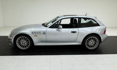 1999 BMW Z3 Coupe in Arctic Silver Metallic over Black