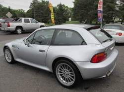 1999 BMW Z3 Coupe in Arctic Silver Metallic over Black