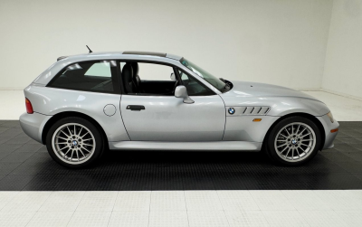 1999 BMW Z3 Coupe in Arctic Silver Metallic over Black