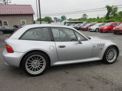 1999 BMW Z3 Coupe in Arctic Silver Metallic over Black