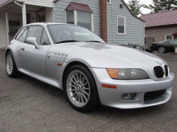 1999 BMW Z3 Coupe in Arctic Silver Metallic over Black