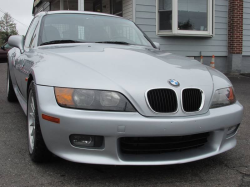 1999 BMW Z3 Coupe in Arctic Silver Metallic over Black