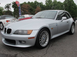1999 BMW Z3 Coupe in Arctic Silver Metallic over Black