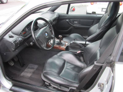 1999 BMW Z3 Coupe in Arctic Silver Metallic over Black