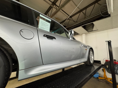 1999 BMW Z3 Coupe in Arctic Silver Metallic over Black