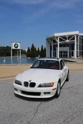 1999 BMW Z3 Coupe in Alpine White 3 over Extended Tanin Red