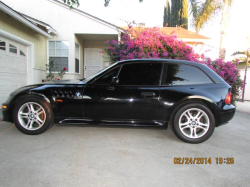 1999 BMW Z3 Coupe in Jet Black 2 over Extended Black