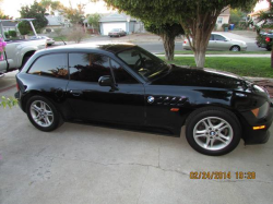 1999 BMW Z3 Coupe in Jet Black 2 over Extended Black