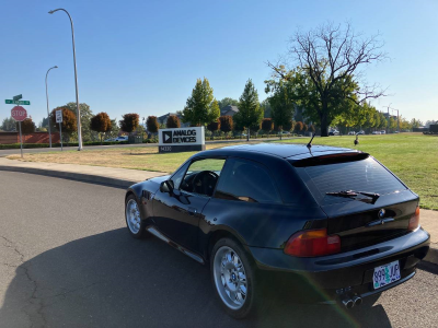 1999 BMW Z3 Coupe in Jet Black 2 over Extended Black