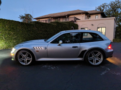 1999 BMW Z3 Coupe in Arctic Silver Metallic over Black