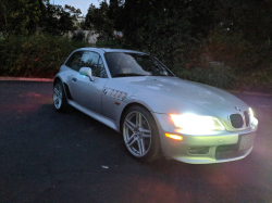 1999 BMW Z3 Coupe in Arctic Silver Metallic over Black