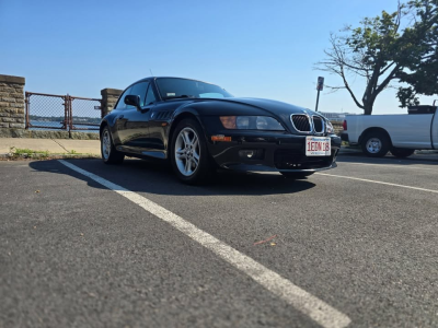 1999 BMW Z3 Coupe in Jet Black 2 over E36 Sand Beige