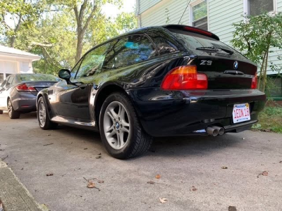 1999 BMW Z3 Coupe in Jet Black 2 over E36 Sand Beige