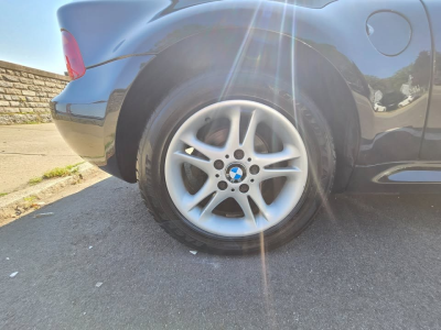 1999 BMW Z3 Coupe in Jet Black 2 over E36 Sand Beige
