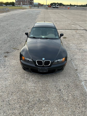 1999 BMW Z3 Coupe in Jet Black 2 over E36 Sand Beige
