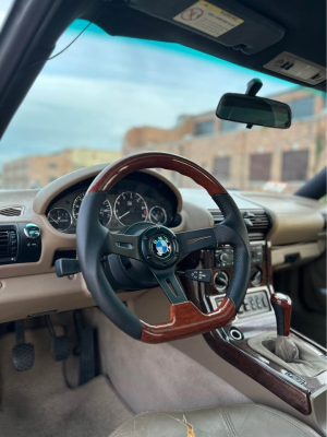 1999 BMW Z3 Coupe in Jet Black 2 over E36 Sand Beige