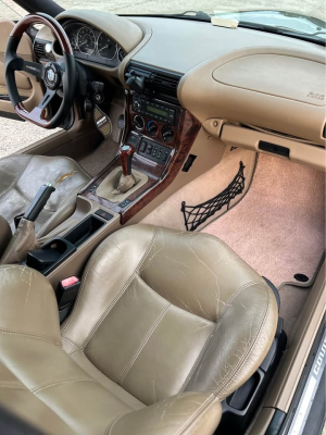 1999 BMW Z3 Coupe in Jet Black 2 over E36 Sand Beige