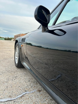 1999 BMW Z3 Coupe in Jet Black 2 over E36 Sand Beige