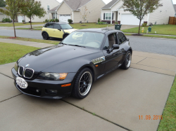 1999 BMW Z3 Coupe in Jet Black 2 over E36 Sand Beige