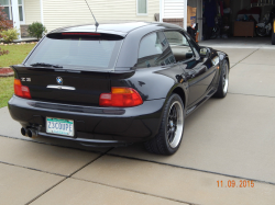 1999 BMW Z3 Coupe in Jet Black 2 over E36 Sand Beige