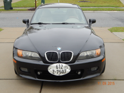 1999 BMW Z3 Coupe in Jet Black 2 over E36 Sand Beige