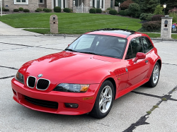 1999 BMW Z3 Coupe in Hell Red over Black