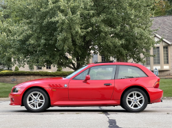 1999 BMW Z3 Coupe in Hell Red over Black