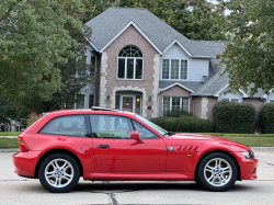 1999 BMW Z3 Coupe in Hell Red over Black