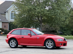 1999 BMW Z3 Coupe in Hell Red over Black