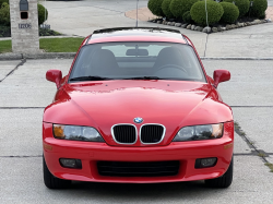 1999 BMW Z3 Coupe in Hell Red over Black