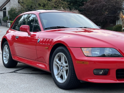 1999 BMW Z3 Coupe in Hell Red over Black