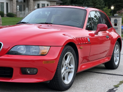 1999 BMW Z3 Coupe in Hell Red over Black