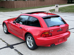 1999 BMW Z3 Coupe in Hell Red over Black