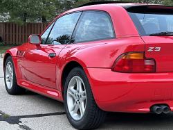 1999 BMW Z3 Coupe in Hell Red over Black