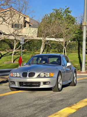 1999 BMW Z3 Coupe in Arctic Silver Metallic over Black