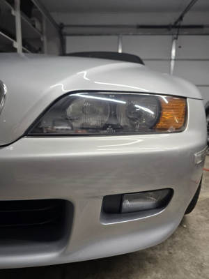 1999 BMW Z3 Coupe in Arctic Silver Metallic over Black