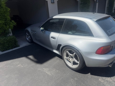 1999 BMW Z3 Coupe in Arctic Silver Metallic over Black