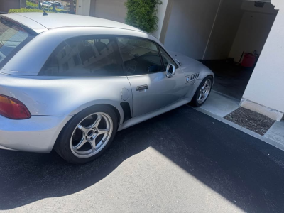 1999 BMW Z3 Coupe in Arctic Silver Metallic over Black