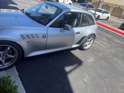 1999 BMW Z3 Coupe in Arctic Silver Metallic over Black