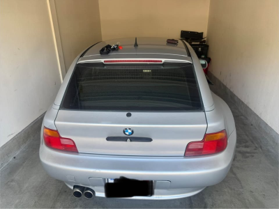 1999 BMW Z3 Coupe in Arctic Silver Metallic over Black